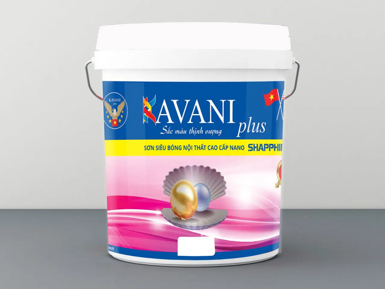 Sơn siêu bóng nội thất cao cấp Nano Shappipro